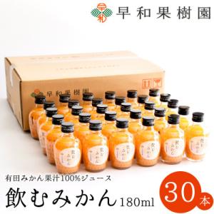 ふるさと納税 有田市 【早和果樹園】飲むみかん180ml×30本入|有田みかん100%ストレートジュース｜Yahoo!ふるさと納税