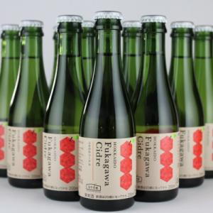 ふるさと納税 深川市 深川産りんご使用果実酒ふかがわシードル飲みきりサイズ12本【中口 200ml×...