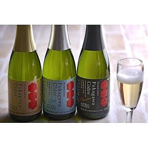 ふるさと納税 深川市 ふかがわシードル3種飲み比べセット【スタンダード(中口) プレミアム(甘口) ...