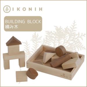 ふるさと納税 神戸市 桧のおもちゃ IKONIH　Building Block　アイコニー　積み木