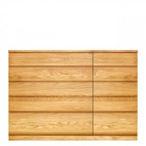 ふるさと納税 大川市 桐タンス 幅148-5段「ミンクス」ホワイトオーク材 無垢 木製 大川家具