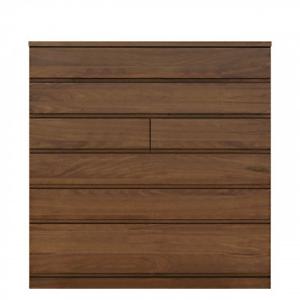 ふるさと納税 大川市 桐タンス 幅118-6段「ミンクス」ウォールナット材 無垢 木製 大川家具