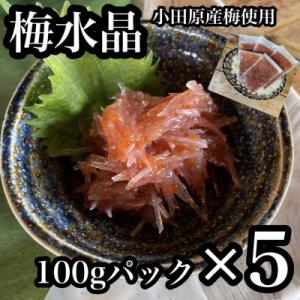 ふるさと納税 小田原市 梅水晶 食べきり小パック 5パックセット【美味しい海鮮おつまみ】【神奈川県小...