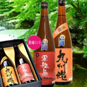 ふるさと納税 長崎市 麦長崎焼酎飲み比べセット/九州魂 軍艦島 720ml 2本箱入