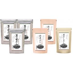 ふるさと納税 久山町 久原本家のだし6個セット(茅乃舎だし3個 野菜だし2個 煮干しだし1個)