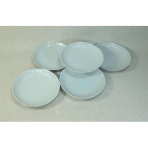 ふるさと納税 長崎県 【波佐見焼】15.5cmの皿5枚組 花ふわり白 5 10135