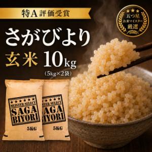 ふるさと納税 吉野ヶ里町 令和7年産【玄米】さがびより10kg(5kg×2袋)五つ星お米マイスター厳...