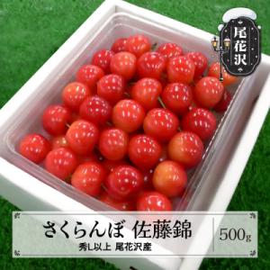 ふるさと納税 尾花沢市 先行受付 さくらんぼ 佐藤錦 500g 秀Lサイズ以上 2026年産 山形県...