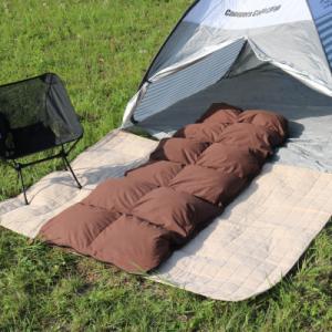 ふるさと納税 筑後市 【シュラフ(寝袋)×ダウンケット×ボルスタークッション】3WAY寝袋　ダウン8...