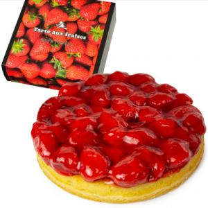 ふるさと納税 松山市 魔法洋菓子店ソルシエの苺のコンポート タルトケーキ 5号 直径16cm 4人〜...