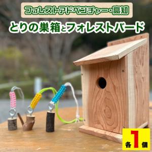 ふるさと納税 津野町 とりの巣箱とフォレストバード(各1個)