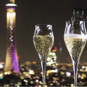 ふるさと納税 墨田区 スカイツリー(R)ビューレストラン 簾フレンチ【ディナーペア券】+シャンパン1...