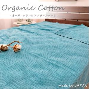 ふるさと納税 和泉市 【シングル】オーガニックコットンタオルケット(145×190cm)ターコイズ　...
