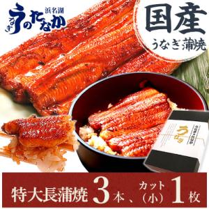 ふるさと納税 磐田市 浜名湖・うなぎのたなかのふっくら柔らか国産うなぎ!長蒲焼3本、カット(小)1枚※合計595g程度｜Yahoo!ふるさと納税