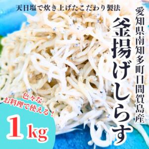 ふるさと納税 南知多町 日間賀島直送　釜揚げしらす　1kg