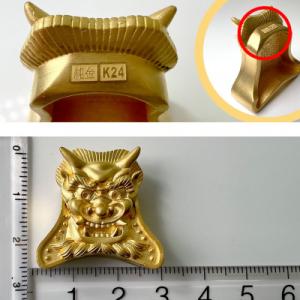 ふるさと納税 南アルプス市 純金(24金)製甲...の詳細画像2