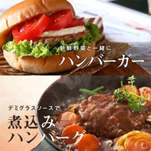 ふるさと納税 泉佐野市 国産牛肉ハンバーグ 1...の詳細画像3