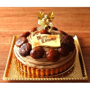 ふるさと納税 大井町 クリスマス　渋皮マロンクリームケーキ5号