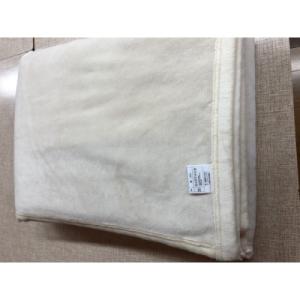 ふるさと納税 橋本市 綿100%綿毛布 厚手タイプ 生成