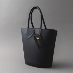 ふるさと納税 長野県 りんごレザー RingoLeather(R) IVY PRODUCTS コラボ TOTE 【 黒 】