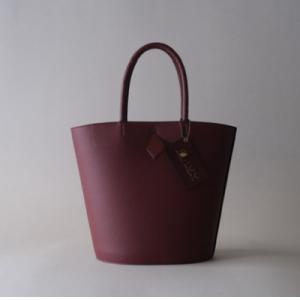 ふるさと納税 長野県 りんごレザー RingoLeather(R) IVY PRODUCTS コラボ TOTE 【 赤 】