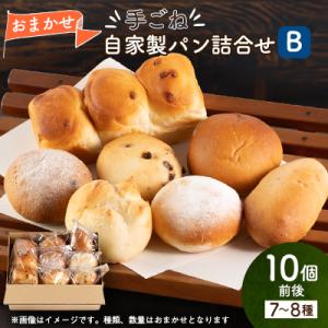 ふるさと納税 北名古屋市 ふわふわもちもち手ごね自家製パン詰め合わせセット B　冷凍便