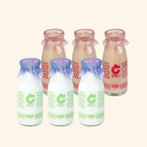 ふるさと納税 砺波市 【まると牛乳】　富山県砺波市から瓶製品　牛乳・珈琲　お届け
