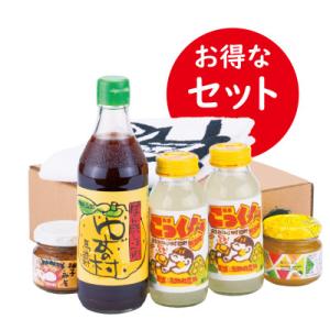 ふるさと納税 馬路村 【ゆず詰め合わせセット】少しこだわりセット1[507]