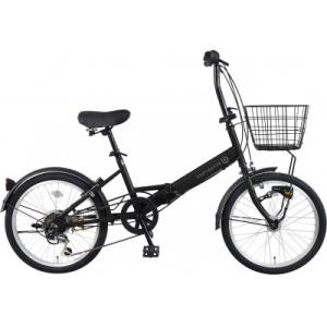 ふるさと納税 四日市市 オリタタミ自転車20型6段変速 LEDオートライト マットブラック