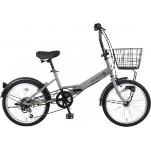 ふるさと納税 四日市市 オリタタミ自転車20型6段変速　LEDオートライト　マットモカ