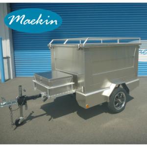 ふるさと納税 岬町 国産アルミニウム製軽カーゴトレーラー【M1タイプ】(軽規格)普通免許で牽引OK!