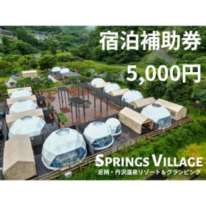 ふるさと納税 山北町 SPRINGS VILLAGE 足柄丹沢温泉リゾート&amp;グランピング 宿泊補助券...