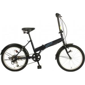 ふるさと納税 四日市市 オリタタミ自転車20インチ 6段変速 ヴェルディア ブラック