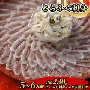 ふるさと納税 長門市 とらふぐ刺身5-6人前