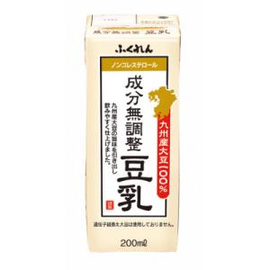 ふるさと納税 朝倉市 成分無調整豆乳 200ml×24本入り 2ケース