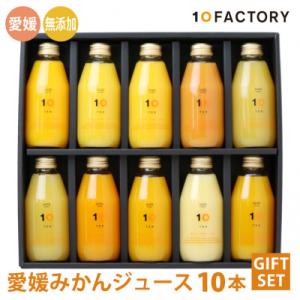 ふるさと納税 松山市 愛媛みかん 果汁100%ストレートジュース ギフトセット(200mlx10本組...