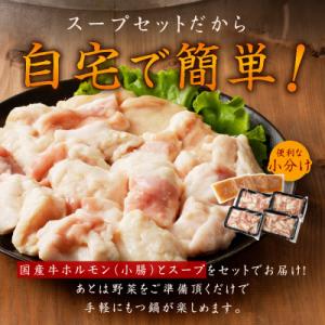 ふるさと納税 泉佐野市 国産牛 もつ鍋 約12...の詳細画像1
