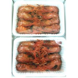 ふるさと納税 増毛町 冷凍シマえび1kg(60尾〜80尾)