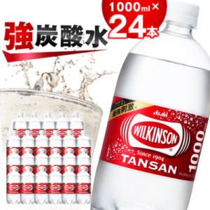 ふるさと納税 山梨市 炭酸水 ウィルキンソン タンサン 1000ml 12本 2箱 アサヒ飲料 強炭...