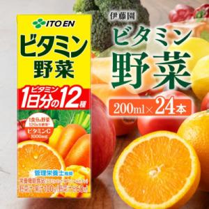 ふるさと納税 川南町 伊藤園 栄養機能食品ビタミン野菜(紙パック)200ml×24本