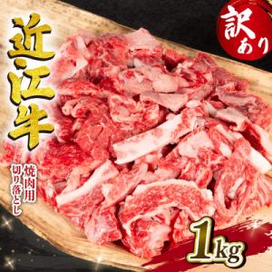 ふるさと納税 竜王町 訳あり 近江牛 焼き肉用 切り落とし 1000g E506