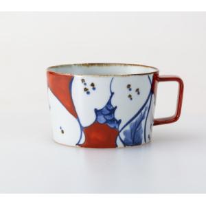 ふるさと納税 長崎県 【波佐見焼】390ml半陶器製のスープマグ　ザクロ フードマグ【西海陶器】1 ...