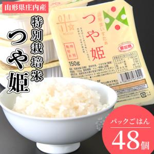 ふるさと納税 三川町 まいすたぁのつや姫パックご飯48P(24P×2箱) HM1-011
