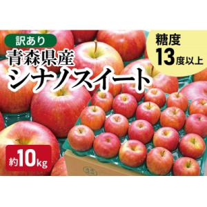 ふるさと納税 黒石市 【黒石市産】糖度13度以上保証!シナノスイート訳アリ家庭用約10kgりんご ※離島・沖縄は配送不可