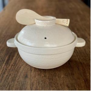長谷園 旧商品 陶珍かまど 二合炊き 電子レンジ専用 NC-01 : サンワ