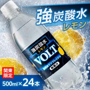 ふるさと納税 山梨市 【関東のみお届け】強炭酸水 500ml24本計12LサーフVOLT(ボルト)レ...