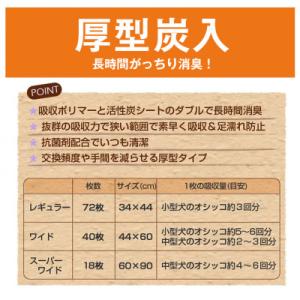 ふるさと納税 茨城町 国産ペットシーツ 厚型炭...の詳細画像3