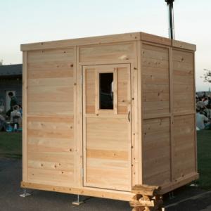 ふるさと納税 佐倉市 【創業90周年】国産ヒノキの組立式サウナ HINOKI DIY SAUNA-蒼-(1坪タイプ)