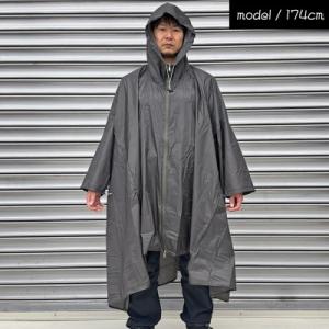 ふるさと納税 羽咋市 【グラファイトグレー】oxtos(オクトス) UL 透湿防水ツェルトポンチョラ...