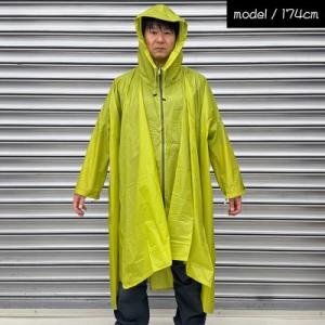 ふるさと納税 羽咋市 【アシッドグリーン】oxtos(オクトス) UL 透湿防水ツェルトポンチョライ...